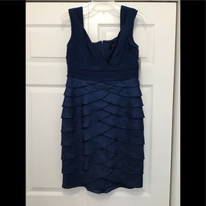 Adrianna Papell petites size 8P blue dress